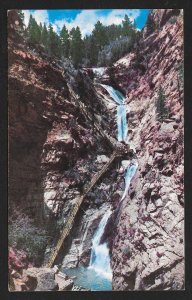 Seven Falls Colorado Springs CO Unused c1950s