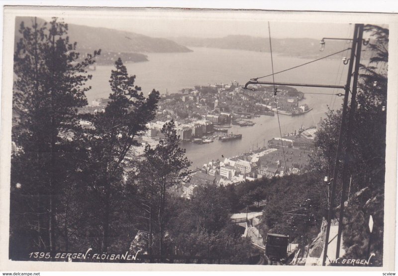 RP: Floibanen , Bergen , Norway , 1910-20s, #2