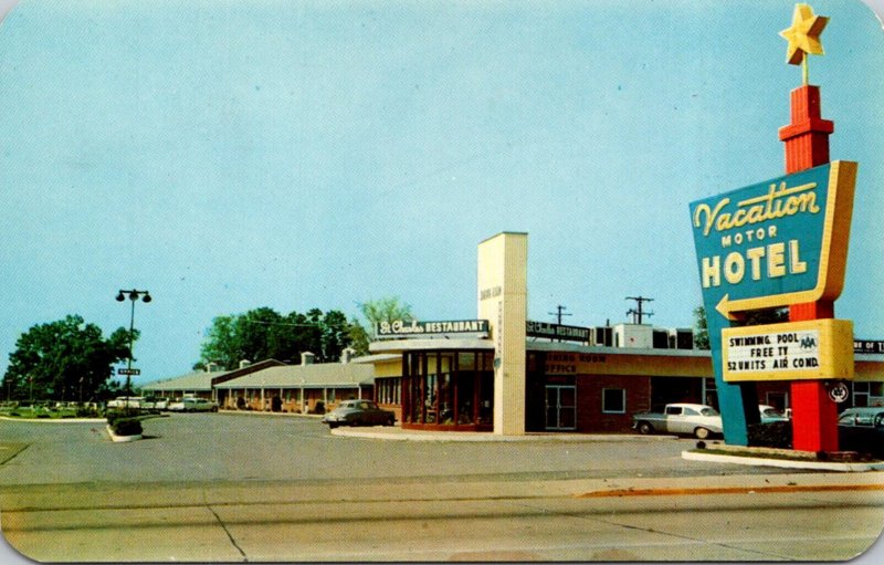 Tennessee Clarksville Vacation Motor Hotel 1970
