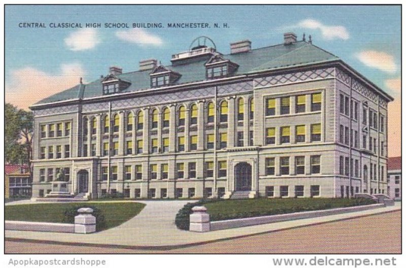 Central Classical High School Building Manchester New Hampshire