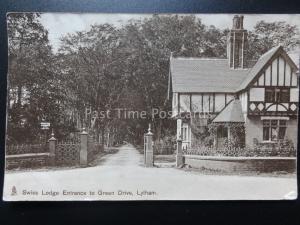 Lancashire SWISS LODGE Saltcotes Rd Lytham St Annes c1912 RP Postcard by R. Tuck
