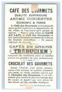 1880s-90s Trébucien French Gourmet Chocolates Train Station Scene F156