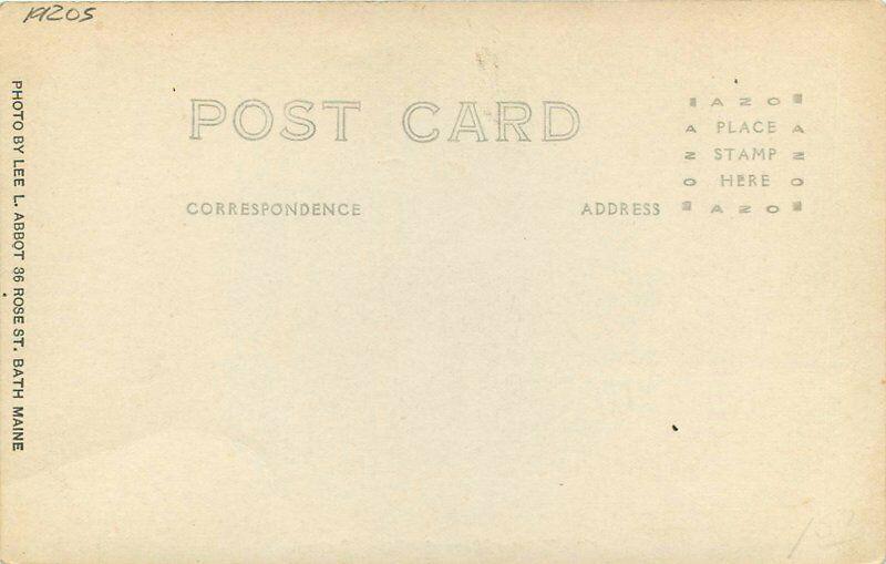 Abbott Auburn Maine 1920s Odd Fellows Home RPPC Photo Postcard 2911