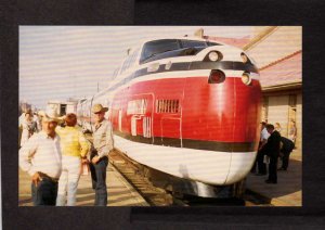 MT UA Turbo Railroad Train Billings Montana Postcard United Aircraft Co