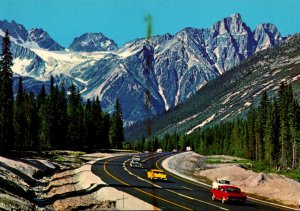 Canada British Columbia Rogers Pass With The Selkirk Range