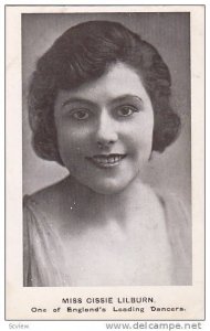 Portrait of Dancer Miss Cissie Lilburn, One of England's Leading Dancers, Bal...