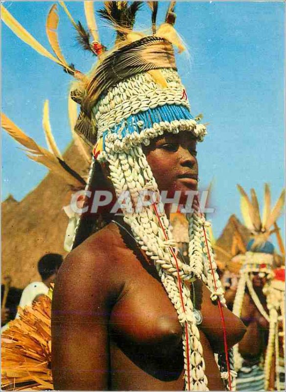 Modern Postcard Republic of Cote d'Ivoire Boundiali Dancer Senufo