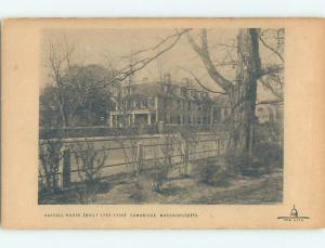 Unused Pre-1907 HISTORIC HOME Cambridge - Boston Massachusetts MA W3686