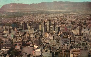 Vintage Postcard Modern Mexico City As Seen From The 44 Story Tower Looking West