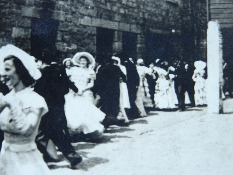 Cornwall HELSTON Furry Dance 4 Image Multiview c1950s RP Postcard