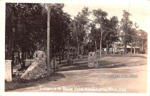 Entrance to Blake Hotel in Alexandria, Minnesota