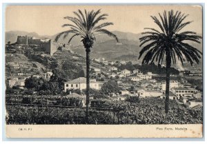 c1905 (M.O.P.) Pico Forte Madeira Funchal Portugal Antique Unposted Postcard