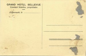 luxemburg, ECHTERNACH, Grand Hotel Bellevue (1930s) Postcard