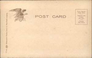 Battleship Fighting Ship US Monitor Puritan c1910 Vintage Postcard