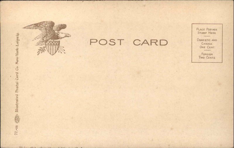Battleship Fighting Ship US Monitor Puritan c1910 Vintage Postcard