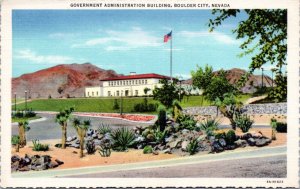 Postcard  NV - Government Administration Building, Boulder City