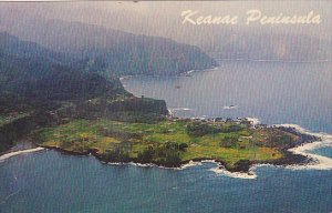 Hawaii Maui Keanae Peninsula From Window Of HATS Plane 1967