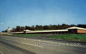 Melody Motor Lodge - Connellsville, Pennsylvania PA Postcard