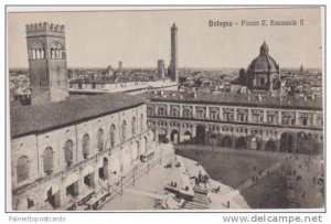 Birds Eye View of Piazza V. Emanuele II, Bologna Italy 1900-10s