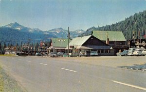 Mill Creek California Childs Meadows Resort Mobil Station Vintage Postcard U2184