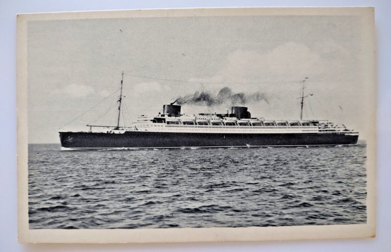 Norddeutscher Lloyd Bremen SS Bremen Steamer Postcard German Shipping Line