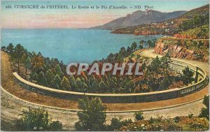 Postcard Old Corniche Esterel Road and Aurelle Pic