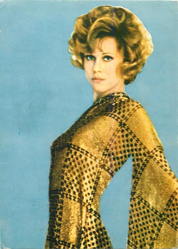 Actress ACIM Romania Postcard Jane Fonda