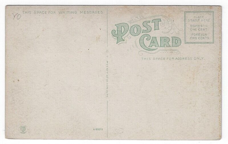 Madison, Maine, Vintage Postcard View of Odd Fellows Block, Madison Street 