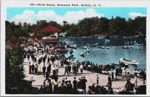 Band Stand Delaware Park Buffalo New York Postcard C063