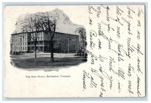 1905 Van Ness Home Burlington Vermont VT Posted Antique PMC Postcard