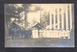 RPPC SPRINGFIELD ILLINOIS CHAUTAUQA GROUNDS VINTAGE REAL PHOTO POSTCARD