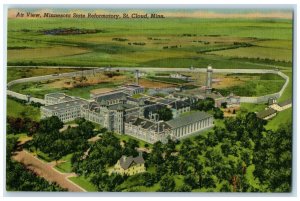 c1940 Air View Minnesota State Reformatory St. Cloud Minnesota Vintage Postcard