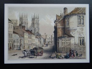 Yorkshire Collection 4 x YORK & YORK MINSTER c1980s Postcard