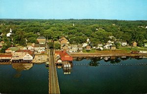 Maine Wiscasset Aerial View