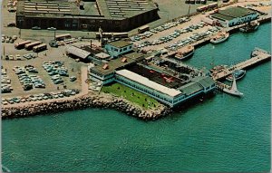 Vtg Atlantic City NJ Captain Starns Restaurant & Boating Center 1960s Postcard