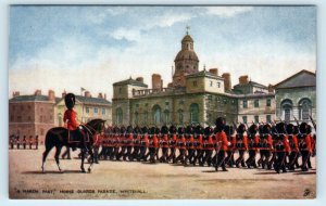 WHITEHALL, London, United Kingdom ~ HORSE GUARDS PARADE c1910s Tuck Postcard