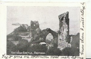 Sussex Postcard - Hastings Castle - Hastings - TZ12271