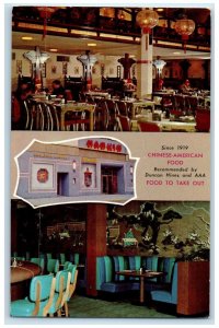 c1950's Nankin Chinese American Food Restaurant Minneapolis Minnesota Postcard