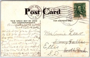 1908 Grand Pacific Hotel Chicago Illinois Posted Postcard