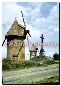 Modern Postcard The Top Bocage Vendeen Mont des Alouettes