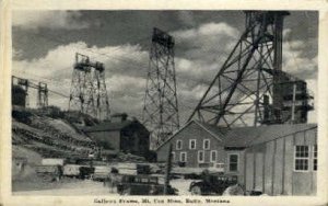 Gallows Frame in Butte, Montana