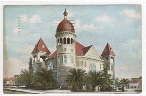 Universalist Church Pasadena CA 1909 postcard