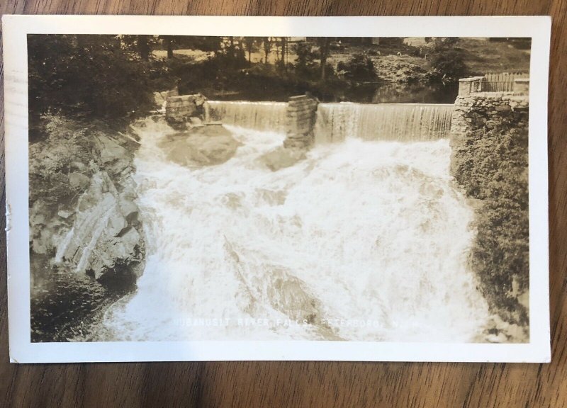 River Falls Peterboro postcard NH  1934  New Hampshire