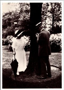 Henry Ford Carving Heart For Wife Clara At Their Home Dearborn Michigan 1923