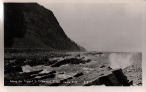 RPPC  St. Lawrence Coast  P Q  Canada  1954    Postcard