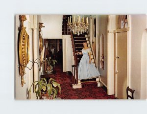 Postcard View of the Entrance Hall, Wheatland, Lancaster Township, Pennsylvania