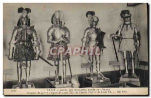 Old Postcard Paris Hotel Des Invalides Museum L & # 39Armee war costumes Real...