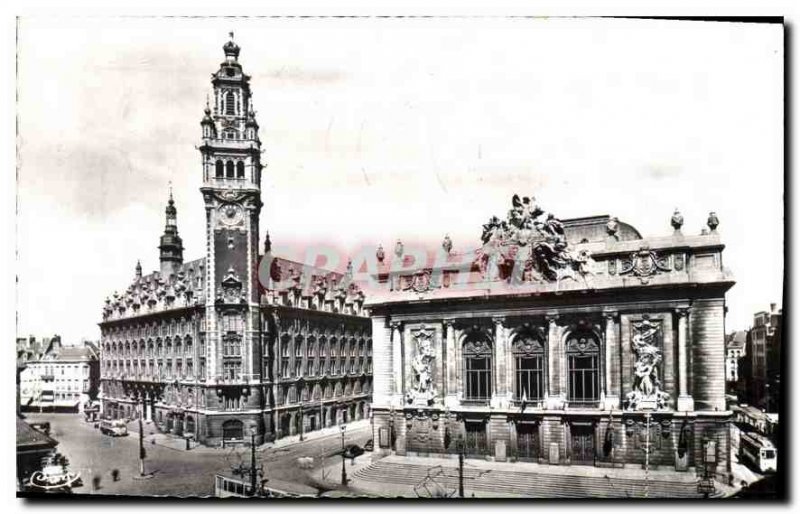 Old Postcard Lille Nord Grand Theater Stock Exchange