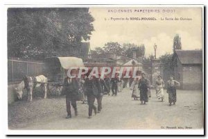 Sorel-Moussel Old Postcard Stationery old Didot paper mills) (dept 28) The ou...