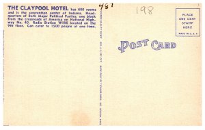 Indiana  Indianapolis  Claypool Hotel